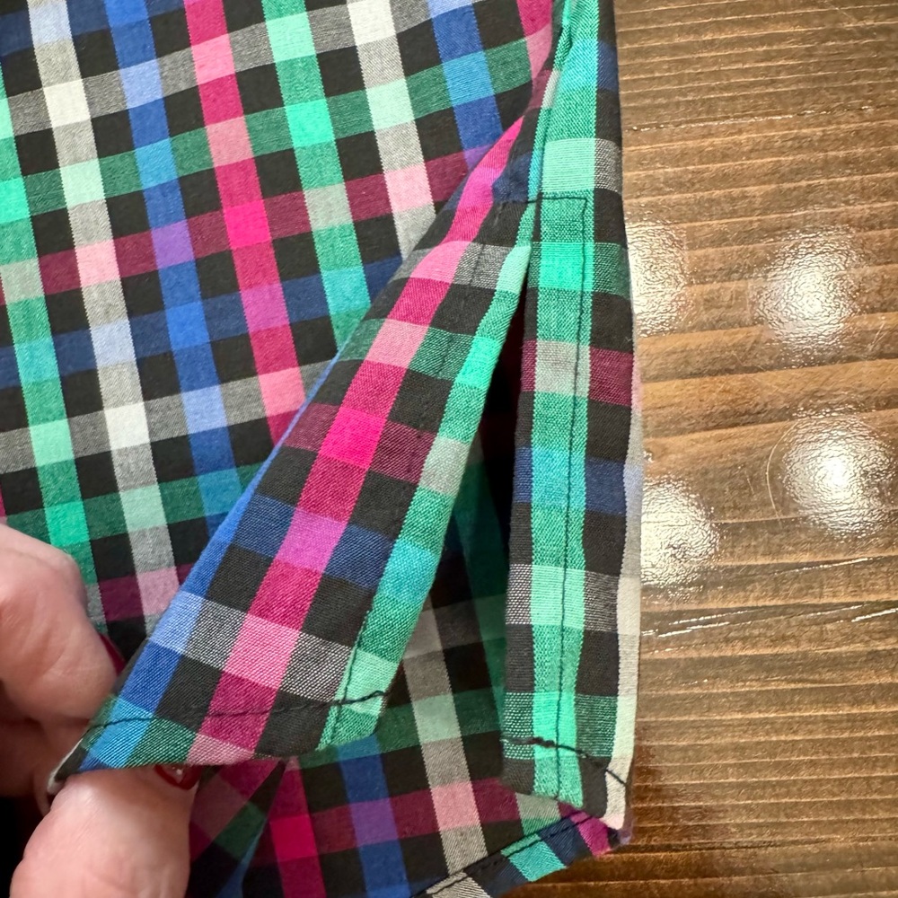 NWT Orvis Vibrant Plaid Women’s Button Down Shirt - Picture 5 of 9